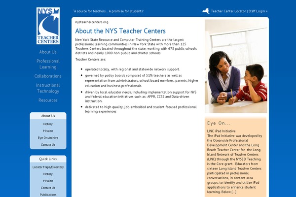 nysteachercenters.org site used Nystc