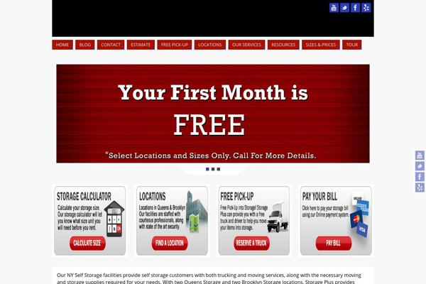 Parabola theme site design template sample