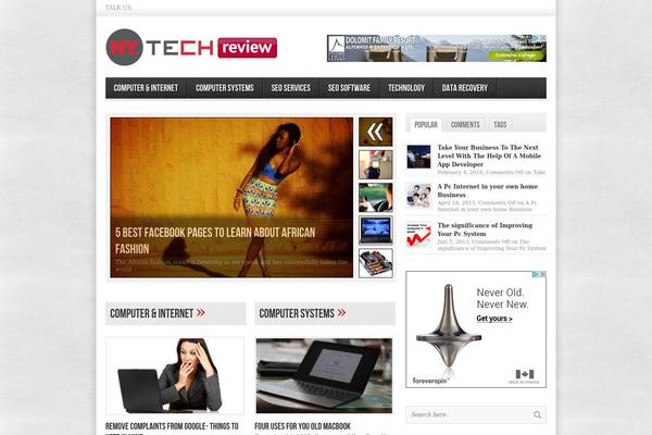 avenue theme site design template sample