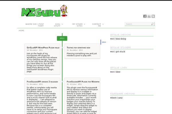 Site using FourSquareAPI plugin