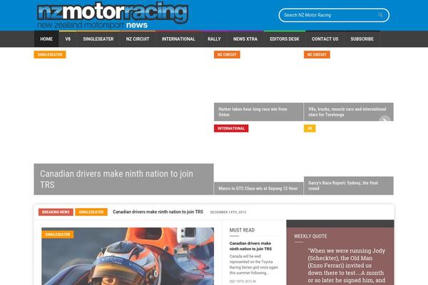 Weekly News theme site design template sample