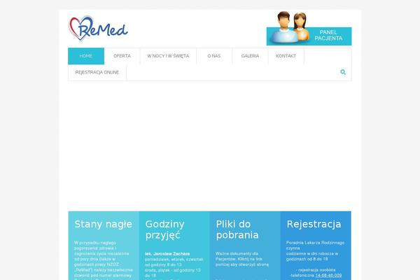 MediCure theme site design template sample