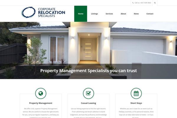 Homeland theme site design template sample