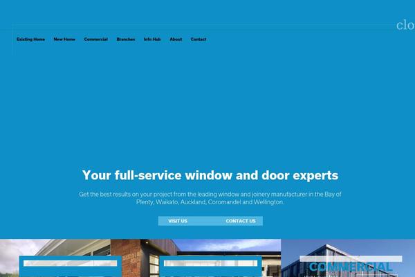 Zephyr theme site design template sample