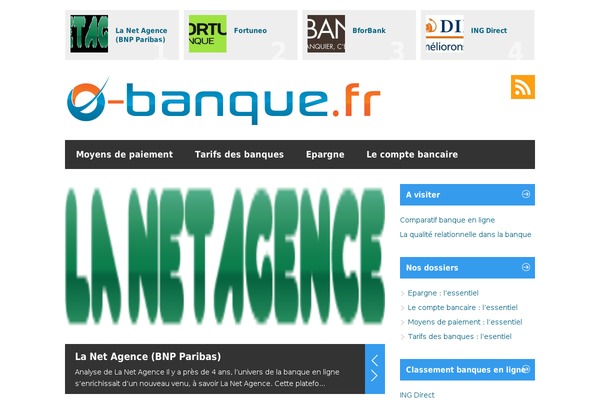 o-banque.fr site used O-banque