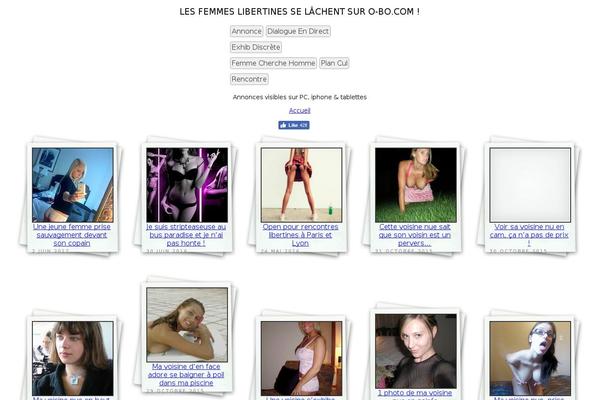 Polaroids theme site design template sample