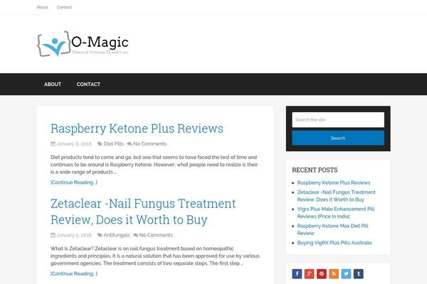 Espressionista theme site design template sample