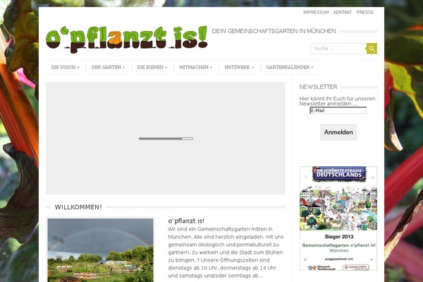 Leaf theme site design template sample