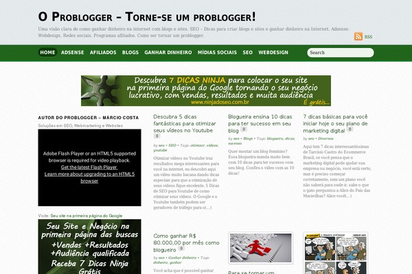 Newsy theme site design template sample