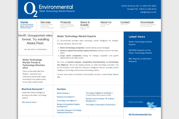 o2env.com site used O2env-childtheme