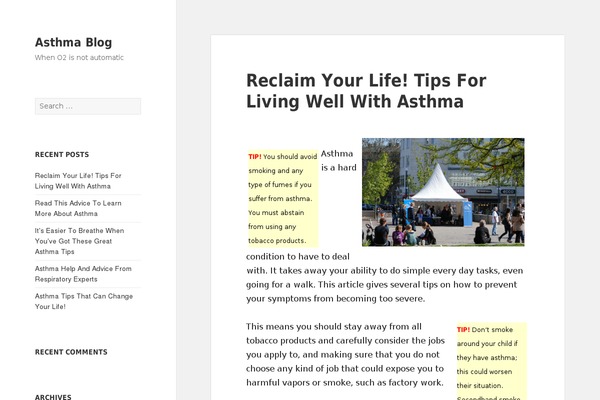 Twenty Fifteen theme site design template sample