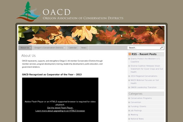 Panorama theme site design template sample