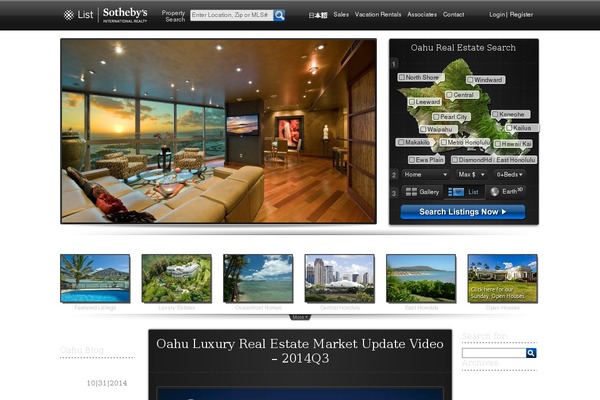 RealEstate theme site design template sample