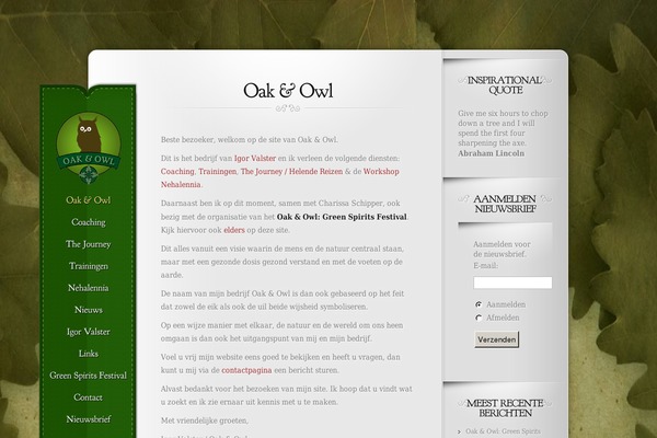 Memoir theme site design template sample