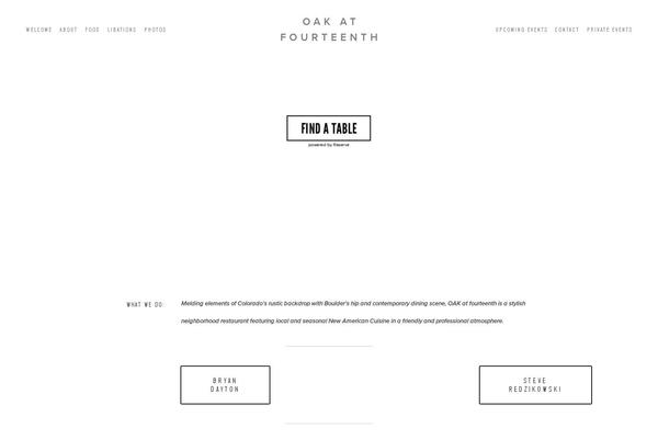 oakatfourteenth.com site used Legourmet