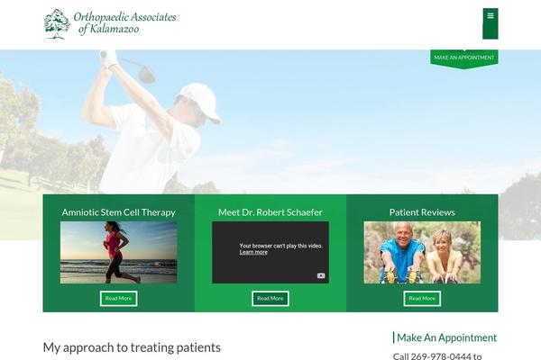 Clinico theme site design template sample