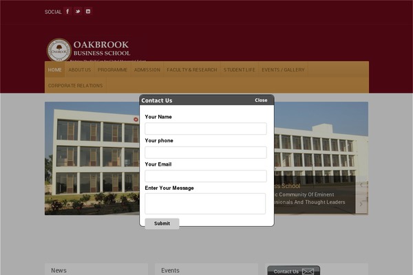 Site using Continuous announcement scroller plugin