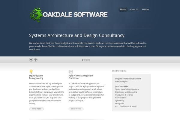 Inspire theme site design template sample