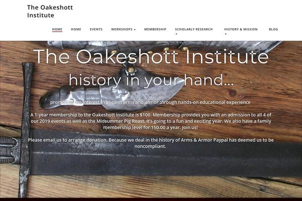 oakeshott.org site used Integral