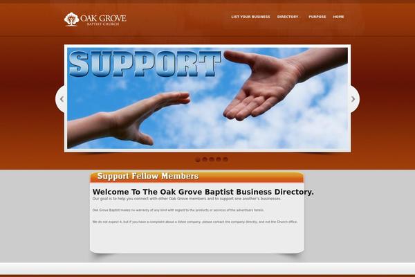 Prospect theme site design template sample
