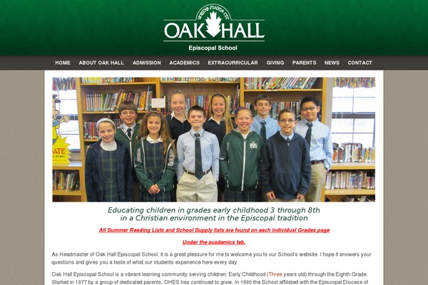 oakhallschool.com site used W3
