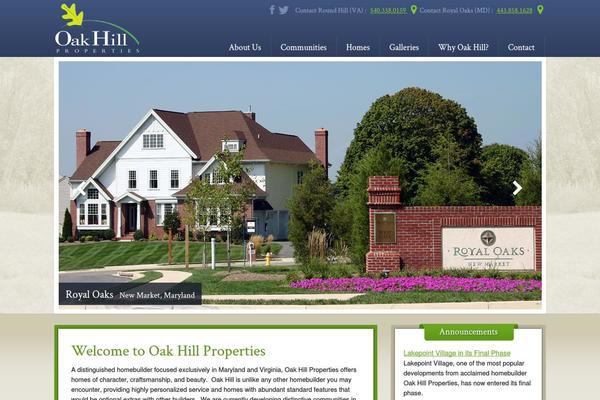 oakhillproperties.com site used Oakhill