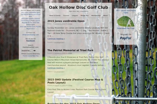 oakhollowdgc.com site used Twentyxs