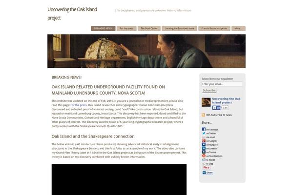 Site using AnyWP MailChimp plugin