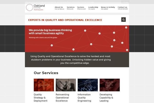 Oakland theme site design template sample
