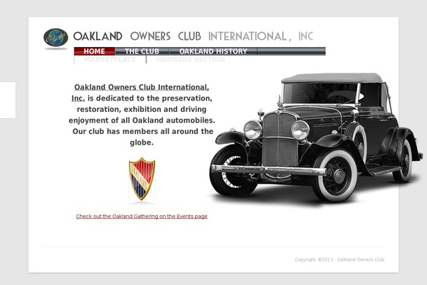Oakland theme site design template sample