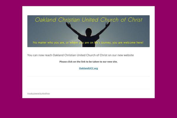 Twenty Twelve theme site design template sample