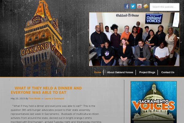 oaklandvoices.us site used MH Magazine