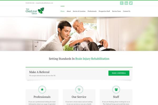 oakleafcare.com site used Oakleaf