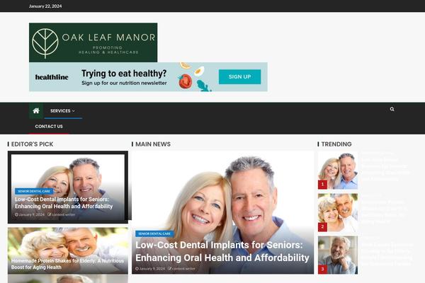 EnterNews theme site design template sample