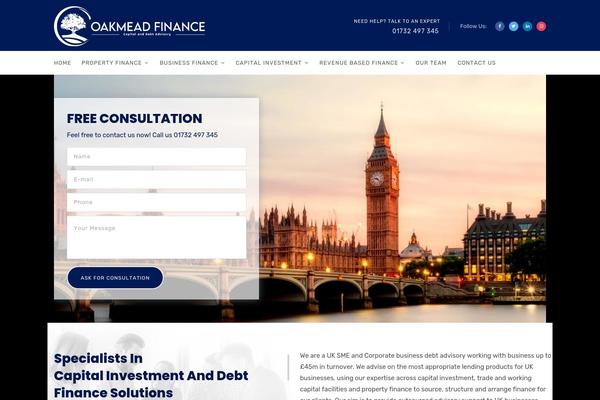 Consultix-child theme site design template sample