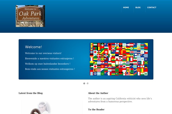 Karma theme site design template sample