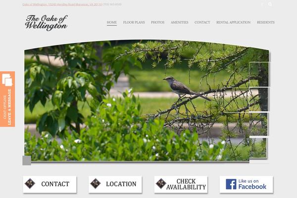 Metric theme site design template sample