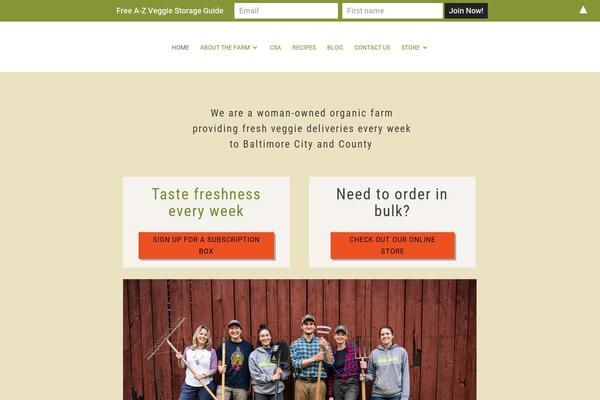Site using MailChimp Top Bar plugin