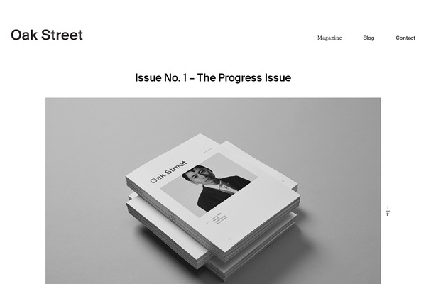 oakstreetmag.com site used Gradiant