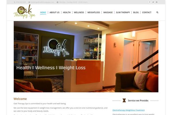 oaktherapyspa.com site used Oak