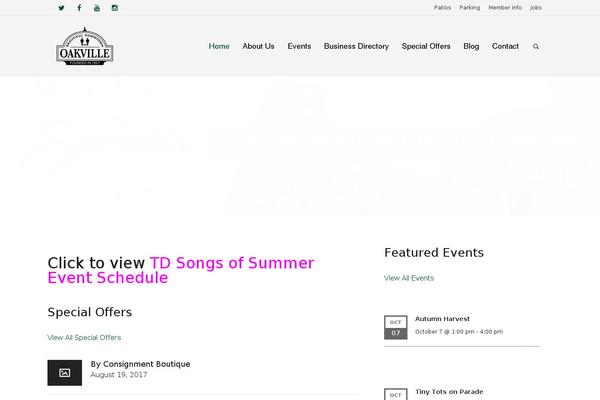 oakvilledowntown.com site used Oakville