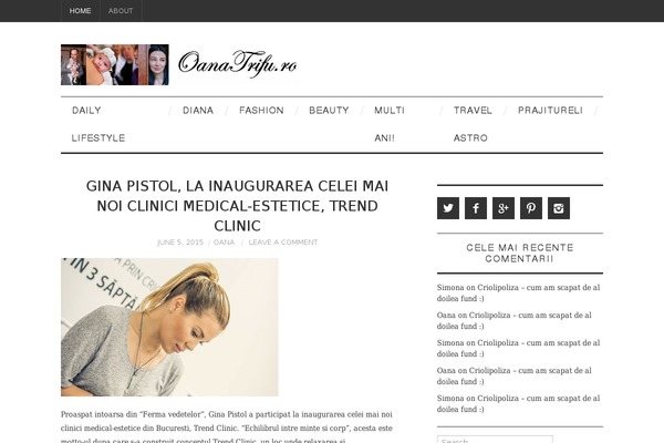 Fashionistas theme site design template sample