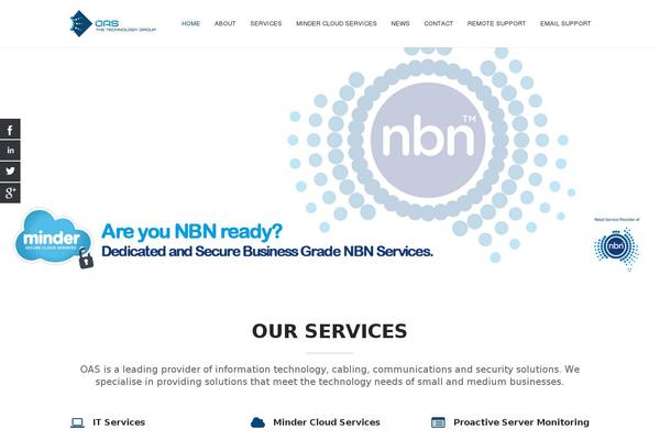 Site using Helios Solutions Social Media Buttons plugin