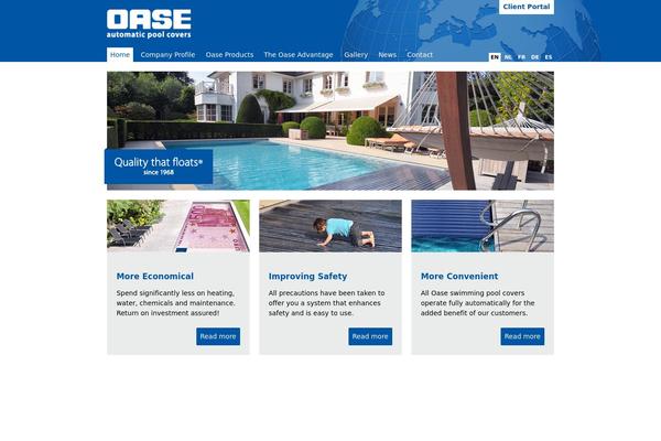 oase.be site used Oase