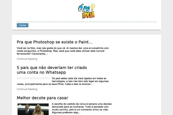 NewPro theme site design template sample