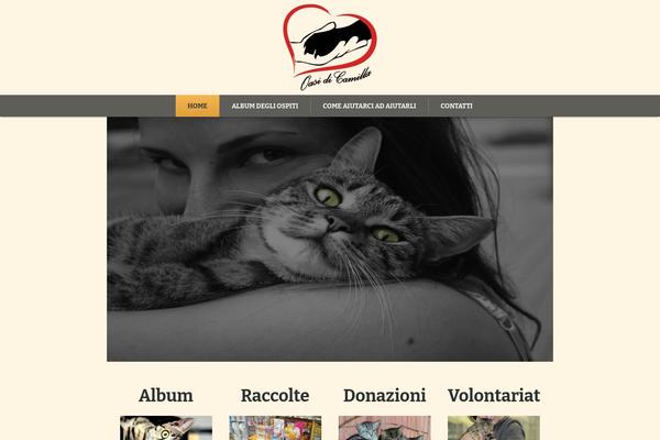 Pet-rescue theme site design template sample