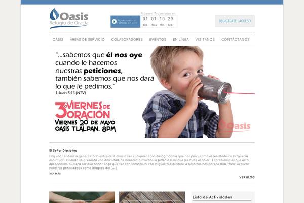 Oasis theme site design template sample