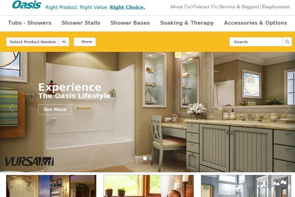 Oasis theme site design template sample