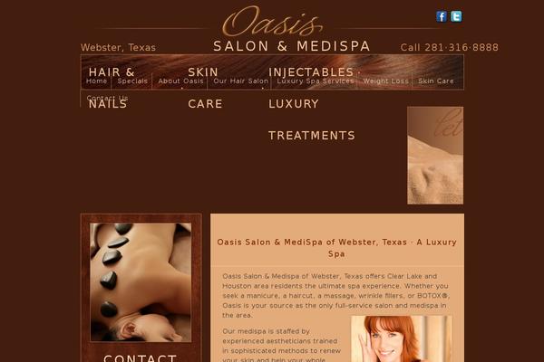 Oasis theme site design template sample