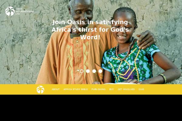 Oasis theme site design template sample